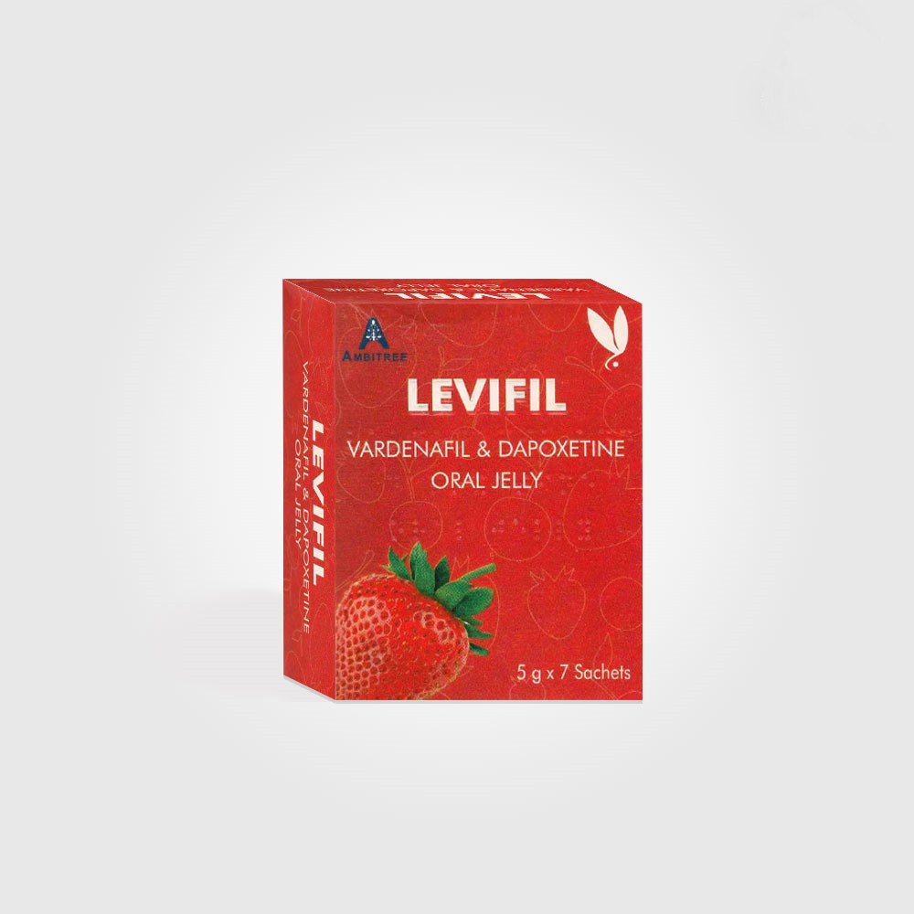 雙效果凍偉哥 草莓味 LEVIFIL VARDENAFIL & DAPOXETINE ORAL JELLY 香港現貨正品