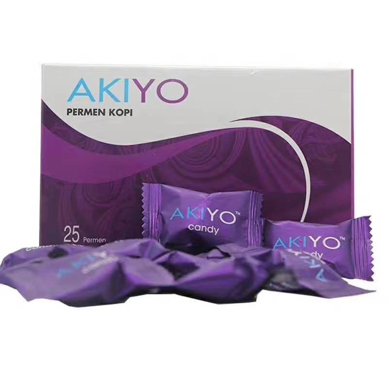 印尼紫糖 Akiyo Candy 印尼精力糖 Akiyo能量糖 1盒25粒 香港現貨正品